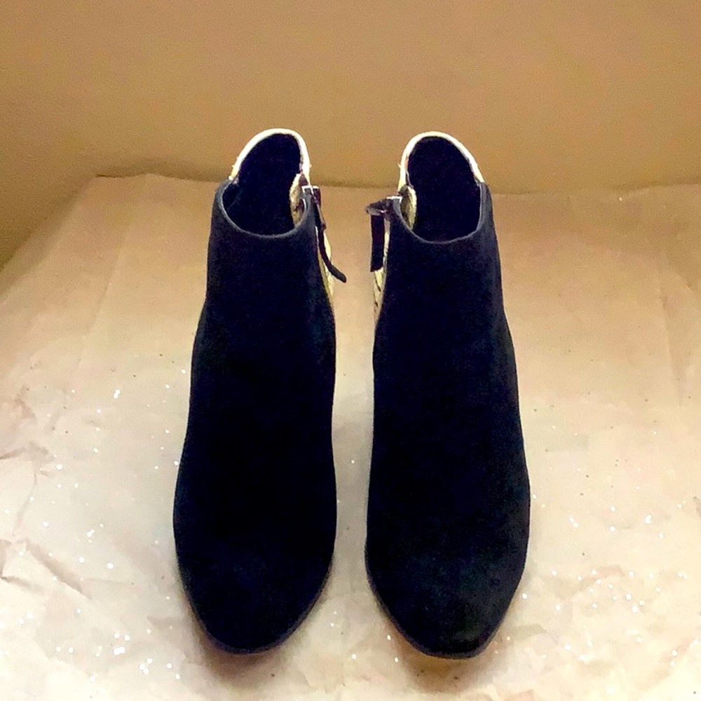Dolce Vita black and white booties size 7 1/2
